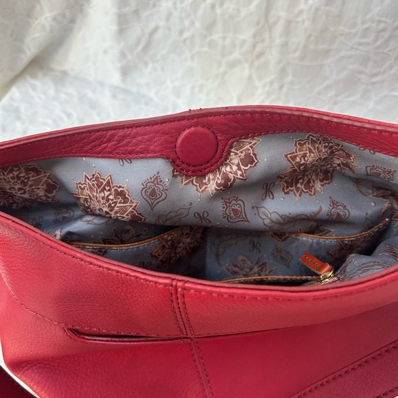 HOBO Leather Handbag Tote Soft Red NWOT - Picture 12 of 12